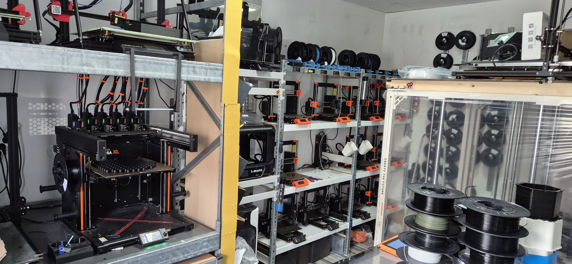 DVision 3D print farm